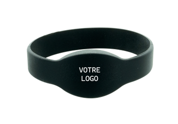 Bracelet cashless silicone NFC réutilisable